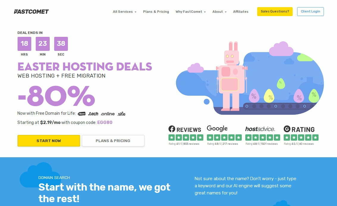 FastComet Review 2023: The Perfect Choice for WordPress Websites